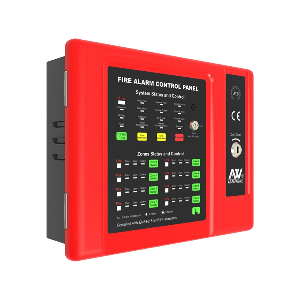 Asenware Fire Alarm Manufacturers Conventional Fire Alarm System Control Panel